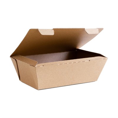 Vegware Compostable Microflute Takeaway Box 8x5