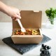 . Vegware Compostable Microflute Takeaway Box 8x5" (Pack 300)