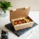 . Vegware Compostable Microflute Takeaway Box 8x5" (Pack 300)