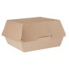 . Envase compostable de hamburguesa Colpac papel kraft grande 135mm (Caja 250)