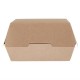 . Envase compostable de hamburguesa Colpac papel kraft grande 135mm (Caja 250)