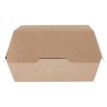 . Envase compostable de hamburguesa Colpac papel kraft grande 135mm (Caja 250)