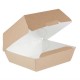 . Envase compostable de hamburguesa Colpac papel kraft grande 135mm (Caja 250)