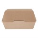 . Envase compostable de hamburguesa Colpac papel kraft grande 135mm (Caja 250)