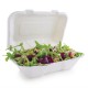 . Envase compostable abatible de bagazo para comida Vegware 228mm