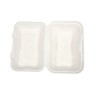 . Envase compostable abatible de bagazo para comida Vegware 228mm