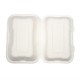 . Envase compostable abatible de bagazo para comida Vegware 228mm