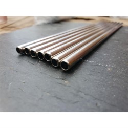 . Canutillos de acero inoxidable Beaumont 215mm (Caja 25)