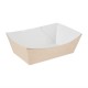 . Caja pequeña compostable desechable cartón kraft Colpac 124mm