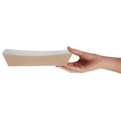 . Bandeja compostable Colpac papel kraft 220mm (Caja 250)