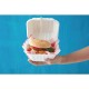 . Envase compostable de bagazo para hamburguesa Fiesta Green 149mm