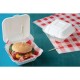 . Envase compostable de bagazo para hamburguesa Fiesta Green 149mm