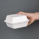 . Envase compostable de bagazo para hamburguesa Fiesta Green 153mm