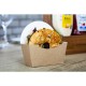 . Envase compostable para bagels Colpac papel kraft (Caja 1000)