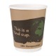 . Vaso compostable bebidas calientes doble pared Fiesta Green 227ml (Caja 25)