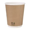 . Vaso compostable bebidas calientes doble pared Fiesta Green 227ml (Caja 500)