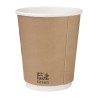 . Vaso compostable bebidas calientes doble pared Fiesta Green 227ml (Caja 500)