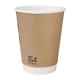 . Vaso compostable bebidas calientes doble pared Fiesta Green 355ml (Caja 500)