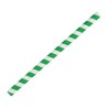 . Canutillo de papel compostable rayas verdes para smoothies Fiesta Green (Caja 250)