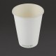 . Vasos compostables blancos Vegware 340ml