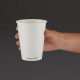 . Vasos compostables blancos Vegware 340ml