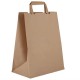 . Bolsa grande papel reciclado compostable Vegware (Caja 250)