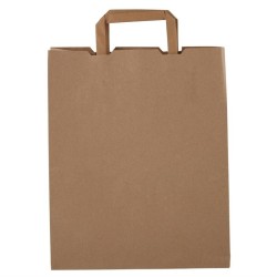 . Bolsa grande papel reciclado compostable Vegware (Caja 250)