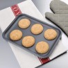 . Bandeja horno de aluminio anodizado 320 x 215 x 20mm Vogue