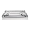 . Rustidera de aluminio 610 x 455 x 70mm Vogue