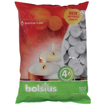 Velas de té Bolsius 4 horas