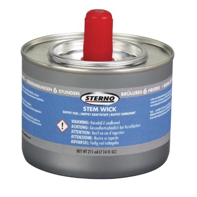 Combustible para chafing Sterno Superwick 6 horas x36