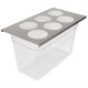 . Organizador 6 dispensadores salsa FIFO