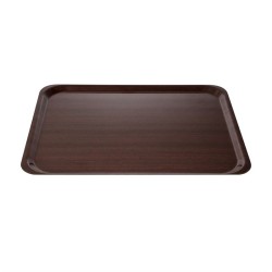 . Bandeja laminada Cambro Capri caoba de 360 x 460mm