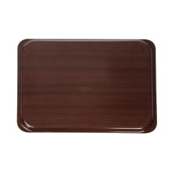 . Bandeja laminada Cambro Capri caoba de 360 x 460mm