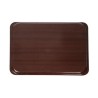 . Bandeja laminada Cambro Capri caoba de 360 x 460mm