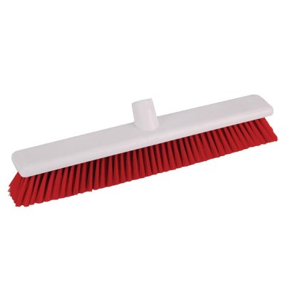 Cepillo suave rojo 457mm Jantex