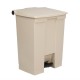 . Cubo con pedal Beige 68L Rubbermaid