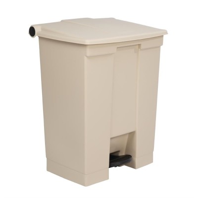 Cubo con pedal Beige 68L Rubbermaid