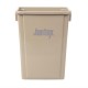 . Cubo de basura Jantex beige 56Ltr