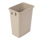 . Cubo de basura Jantex beige 56Ltr