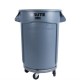 . Cubo de basura Rubbermaid Brute gris 121