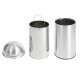 . Papelera de acero inoxidable Bolero 40L plata