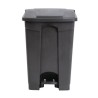 . Cubo de basura a pedal Jantex negro 45Ltr