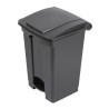 . Cubo de basura a pedal Jantex negro 45Ltr