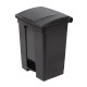 . Cubo de basura a pedal Jantex negro 65Ltr