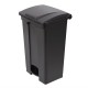 . Cubo de basura a pedal Jantex negro 87Ltr