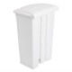 . Cubo de basura a pedal Jantex blanco 87Ltr