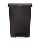 . Cubo residuos Rubbermaid pedal frontal 90L negro