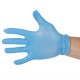 . Guantes de vinilo sin polvo Vogue azules M