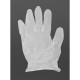 . Guantes de vinilo sin polvo Vogue transparentes S